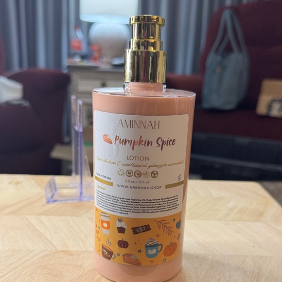 Aminnah Other - Aminnah Pumpkin Spice Lotion - Orange